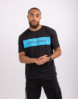 Ash London Signature T-Shirt - Black|Cyan