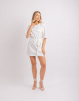 Ash London Oversized t-shirt Dress - White