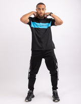 Ash London Signature T-Shirt - Black|Cyan